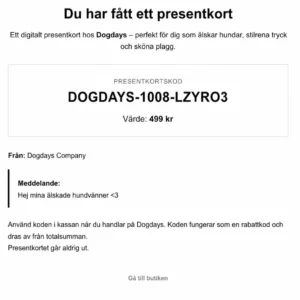 Presentkort