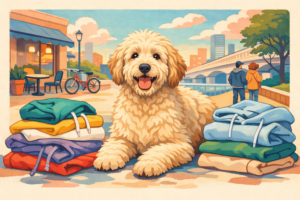 Tröjor med labradoodle – ett hundmotiv som känns personligt utan att bli för mycket - blog image about Tröjor med labradoodle