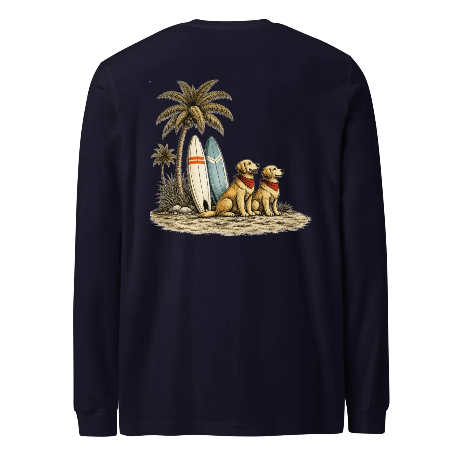 Beach daug | Långärmad Tröja i navy från Dogdays