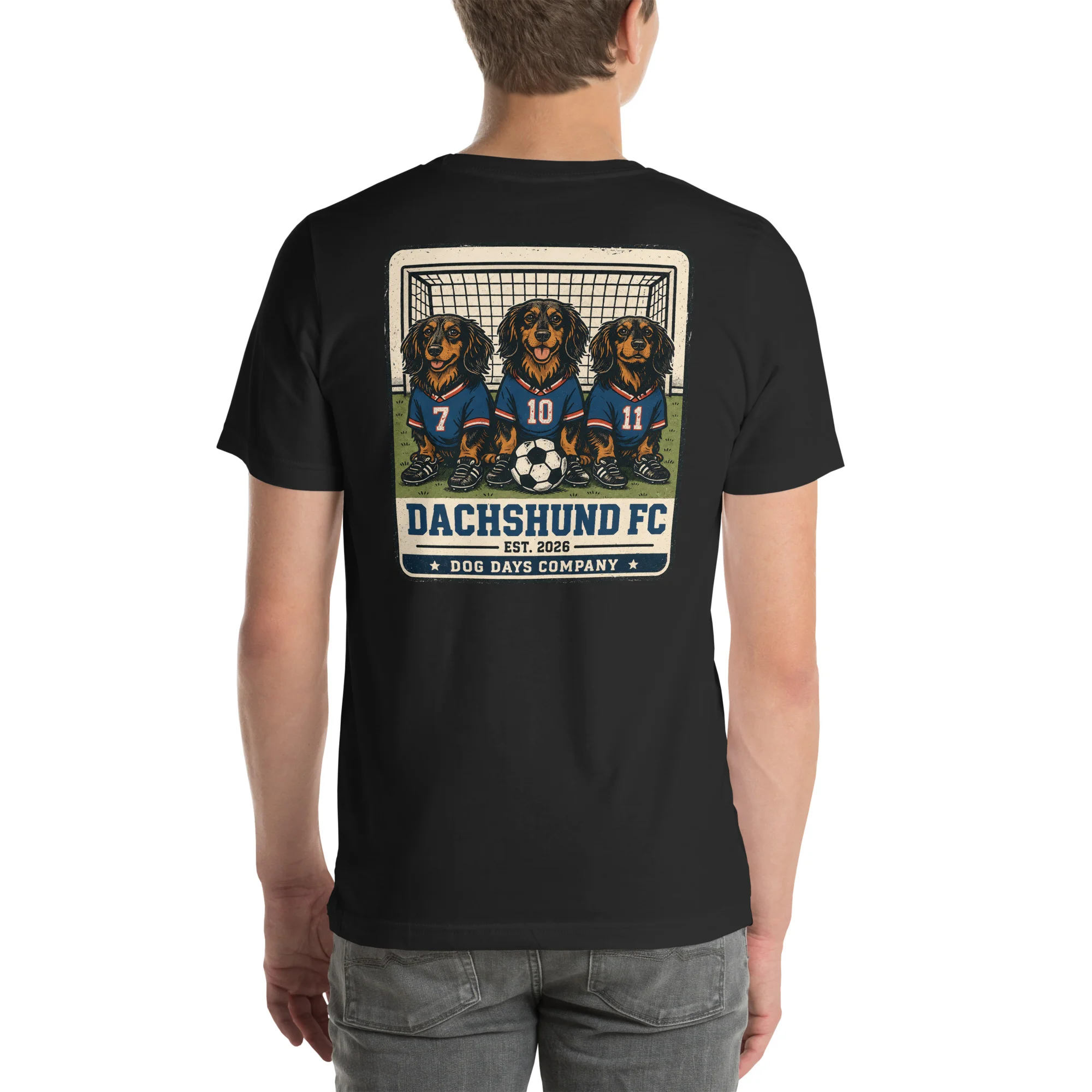 Dashshund FC i svart från Dogdays