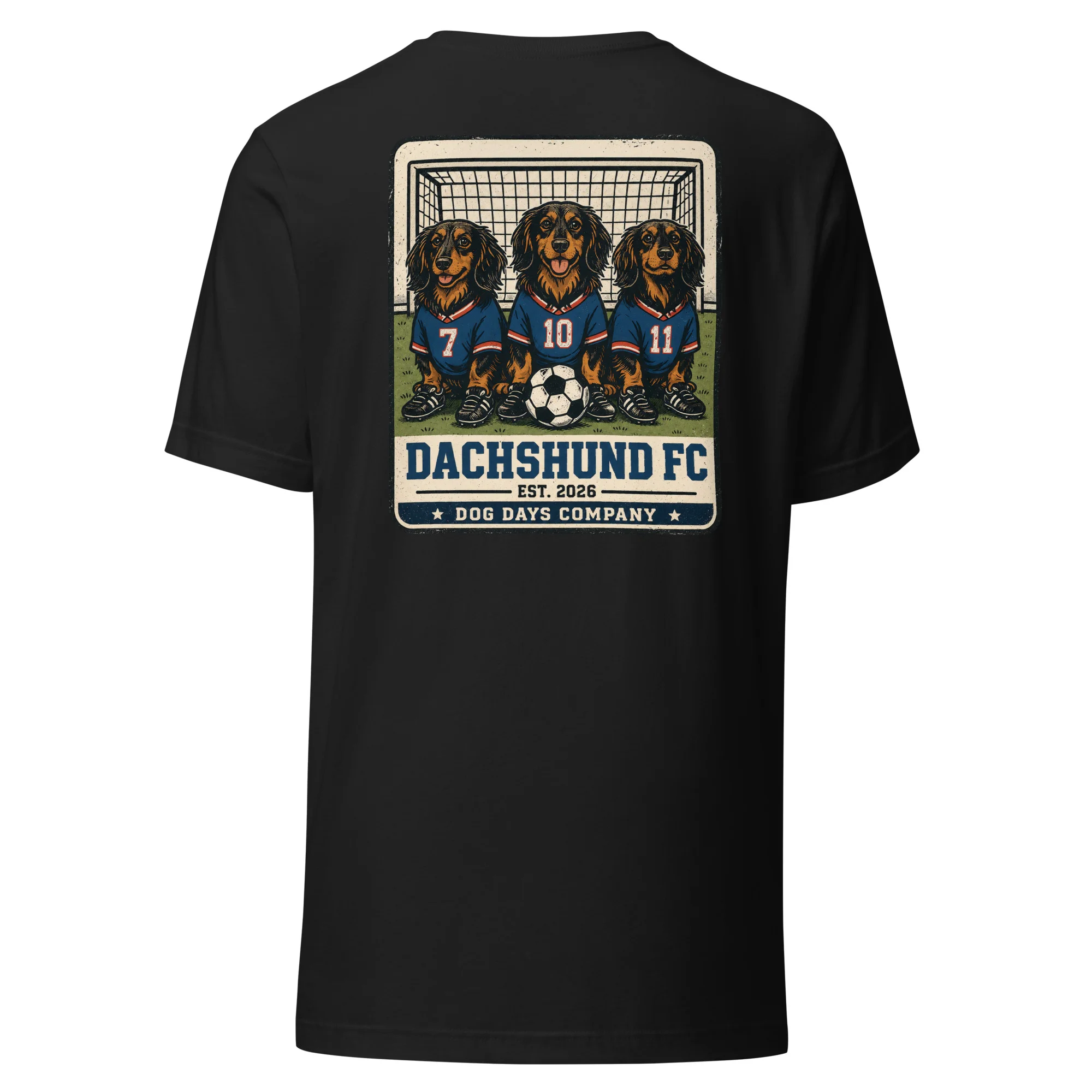 Dashshund FC i svart från Dogdays