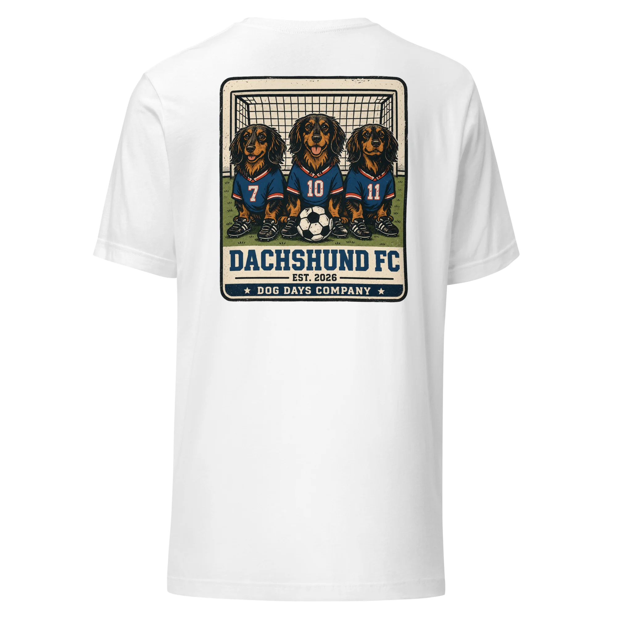 Dashshund FC i vit från Dogdays