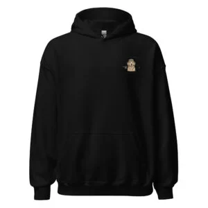 Golden fishing | Hoodie i svart från Dogdays