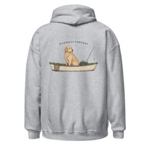 Golden fishing | Hoodie i sport grey från Dogdays