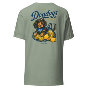 Dashhound and Lemons | T-shirt i sage från Dogdays