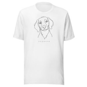 Lines | T-shirt i vit från Dogdays