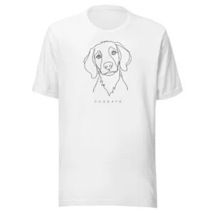 Lines | T-shirt i vit från Dogdays