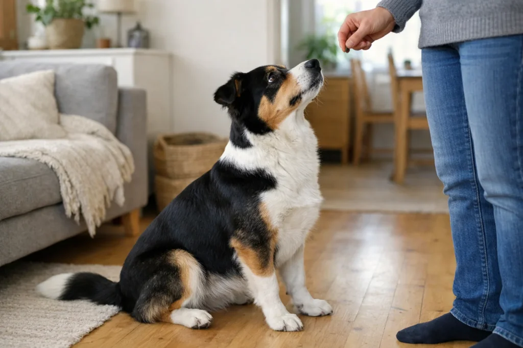 Lär hunden sitt – hundträning