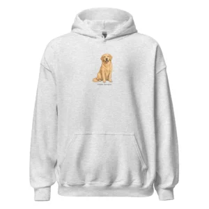 Golden retriever | Hoodie i ash från Dogdays