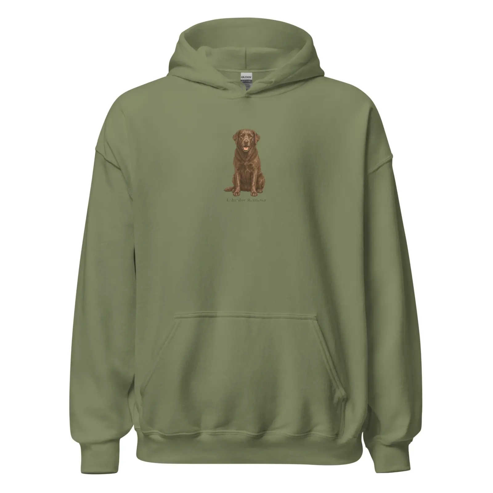 Labrador | Hoodie i military green från Dogdays