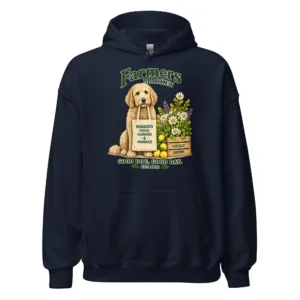 Farmers market | Hoodie i navy från Dogdays