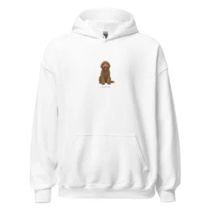 Labradoodle | Hoodie i vit från Dogdays
