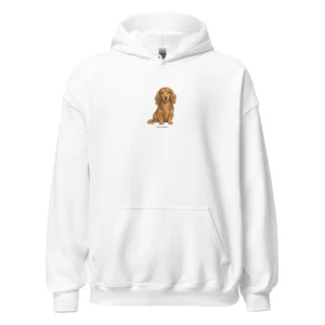 Tax långhårig | Hoodie i vit från Dogdays