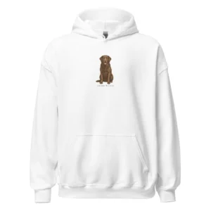 Labrador | Hoodie i vit från Dogdays