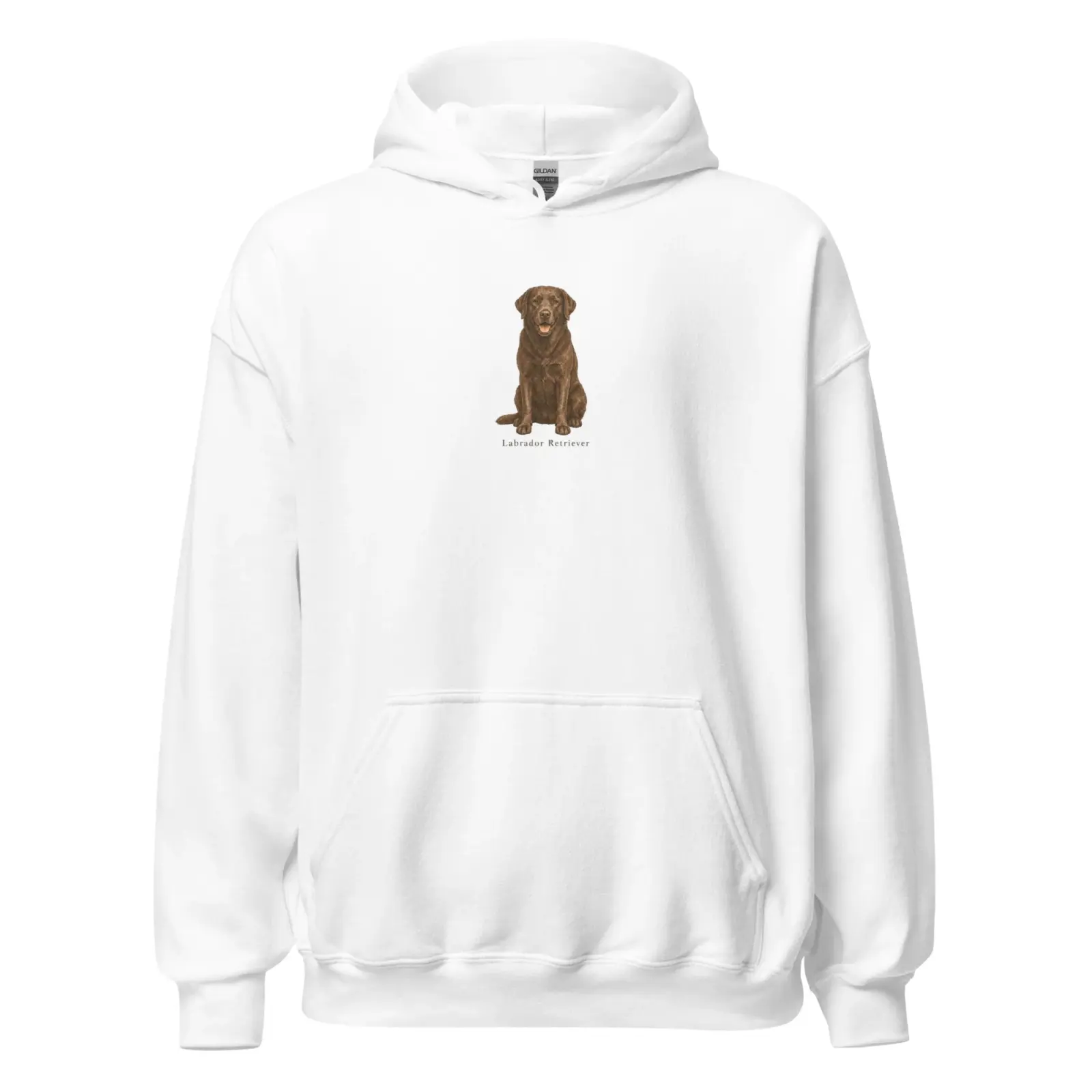 Labrador | Hoodie i vit från Dogdays