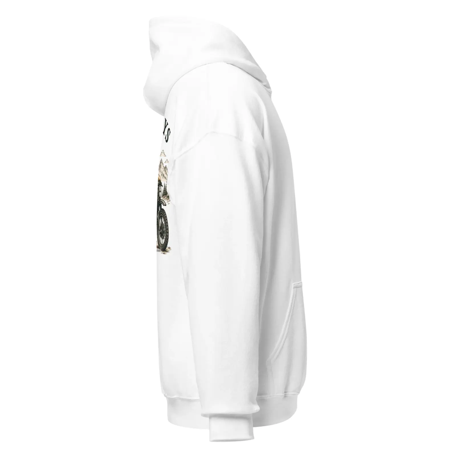 Biker | Hoodie i vit från Dogdays