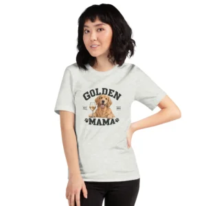Golden mama | T-shirt i ash från Dogdays