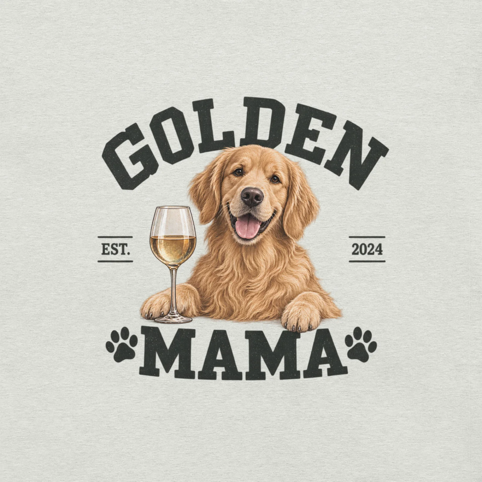 Golden mama | T-shirt i ash från Dogdays