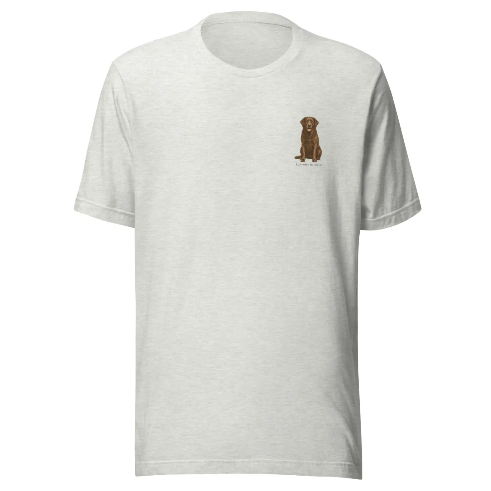 Brun labrador | T-shirt i ash från Dogdays