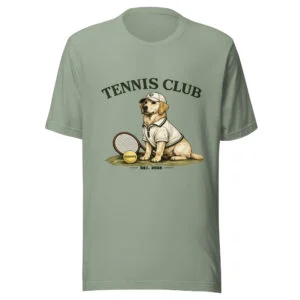 Tennis club | T-shirt i sage från Dogdays
