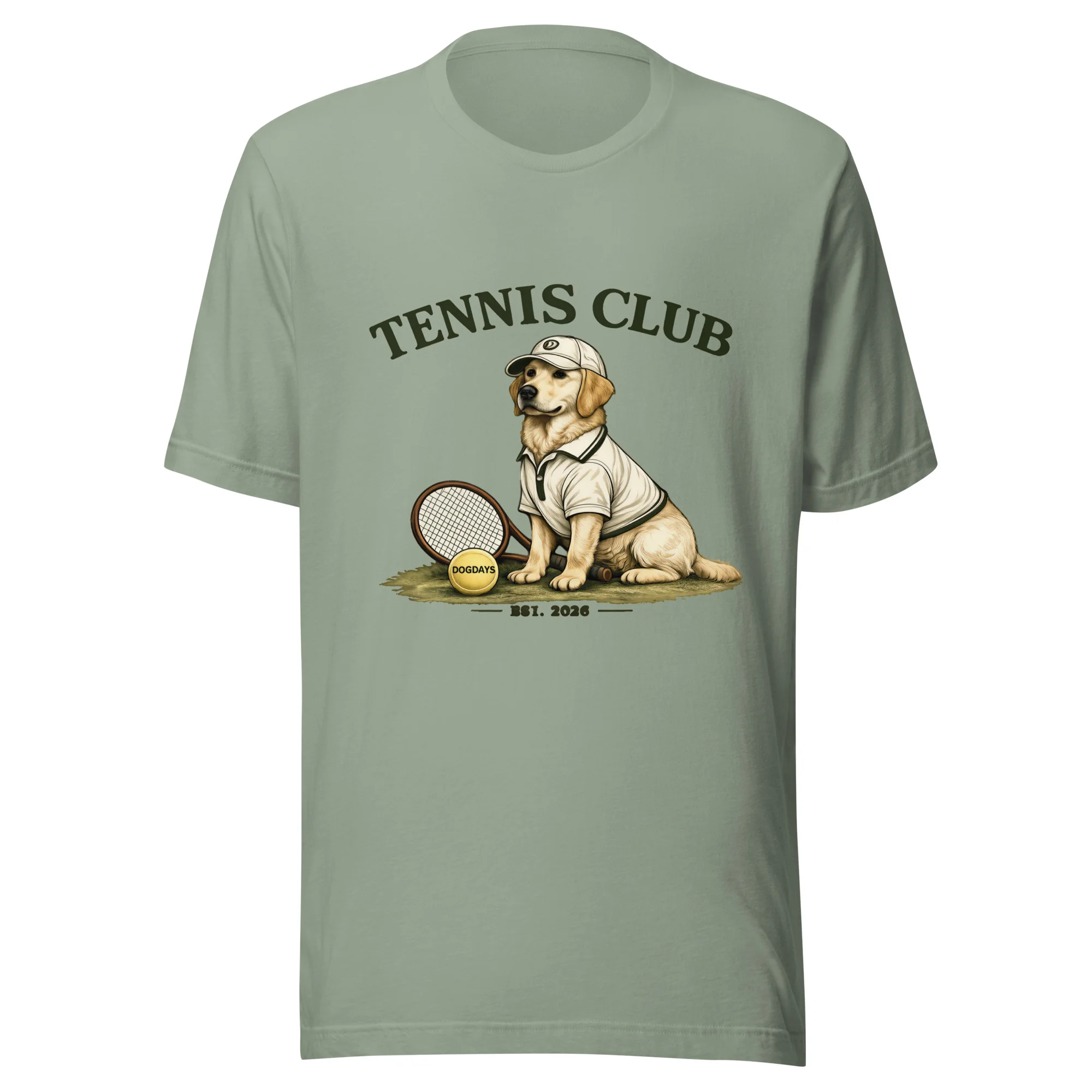 Tennis club | T-shirt i sage från Dogdays