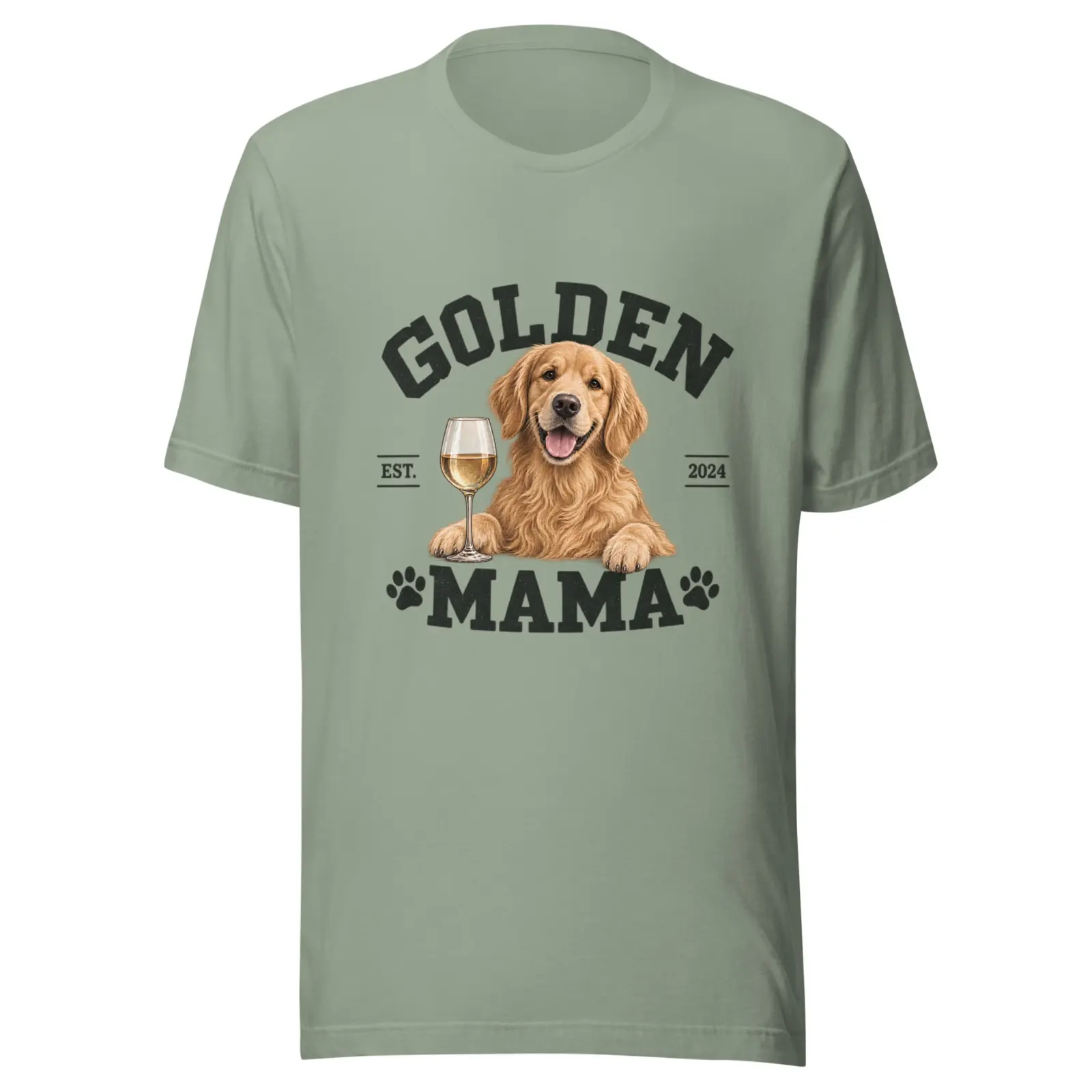 Golden mama | T-shirt i sage från Dogdays