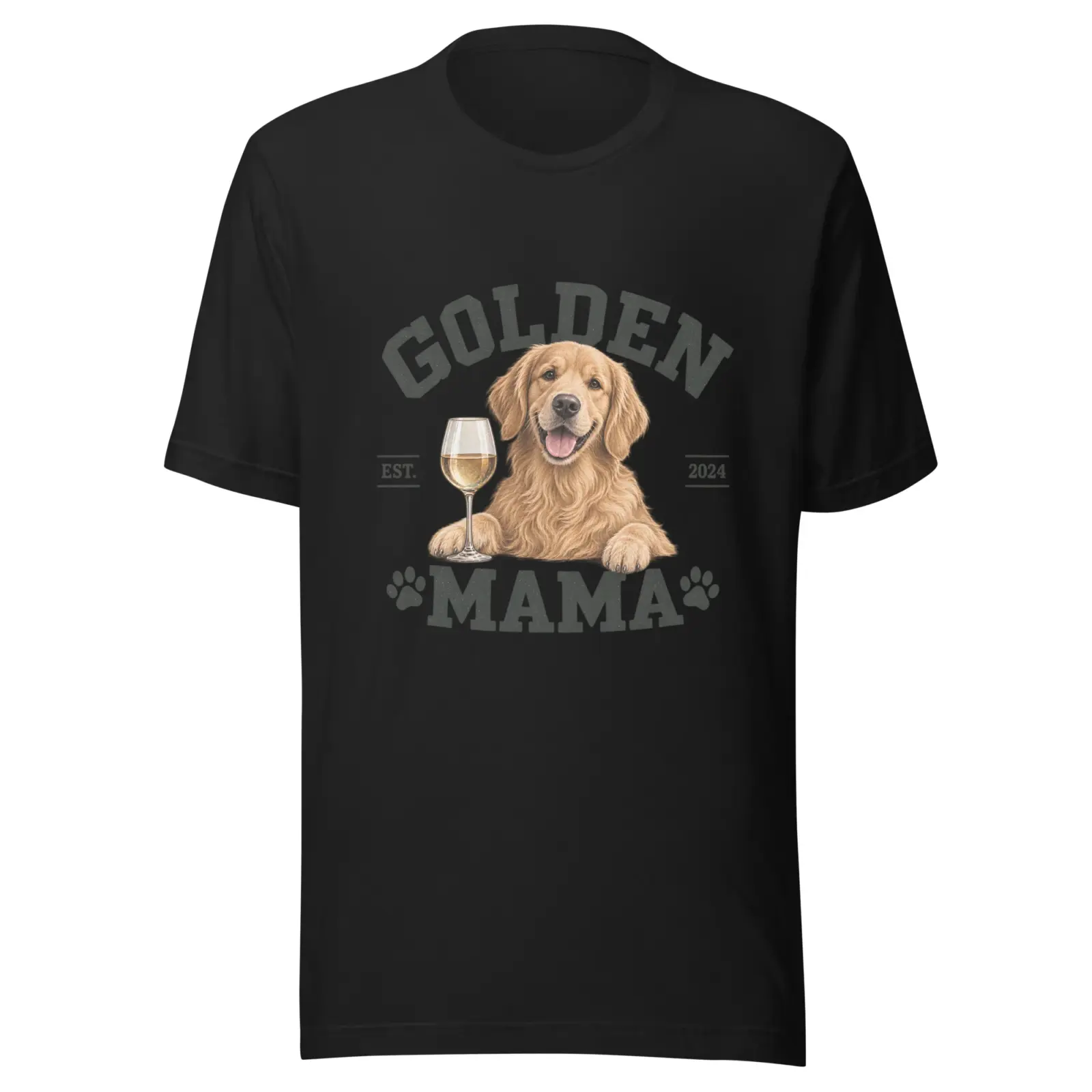 Golden mama | T-shirt i svart från Dogdays