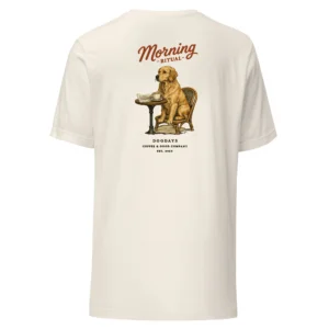 Morning coffe | T-shirt i vit från Dogdays