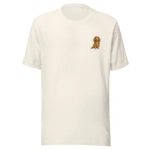 Långhårig tax | T-shirt i vit från Dogdays