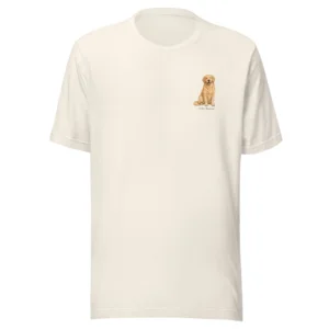 Golden Retriever | T-shirt i vit från Dogdays