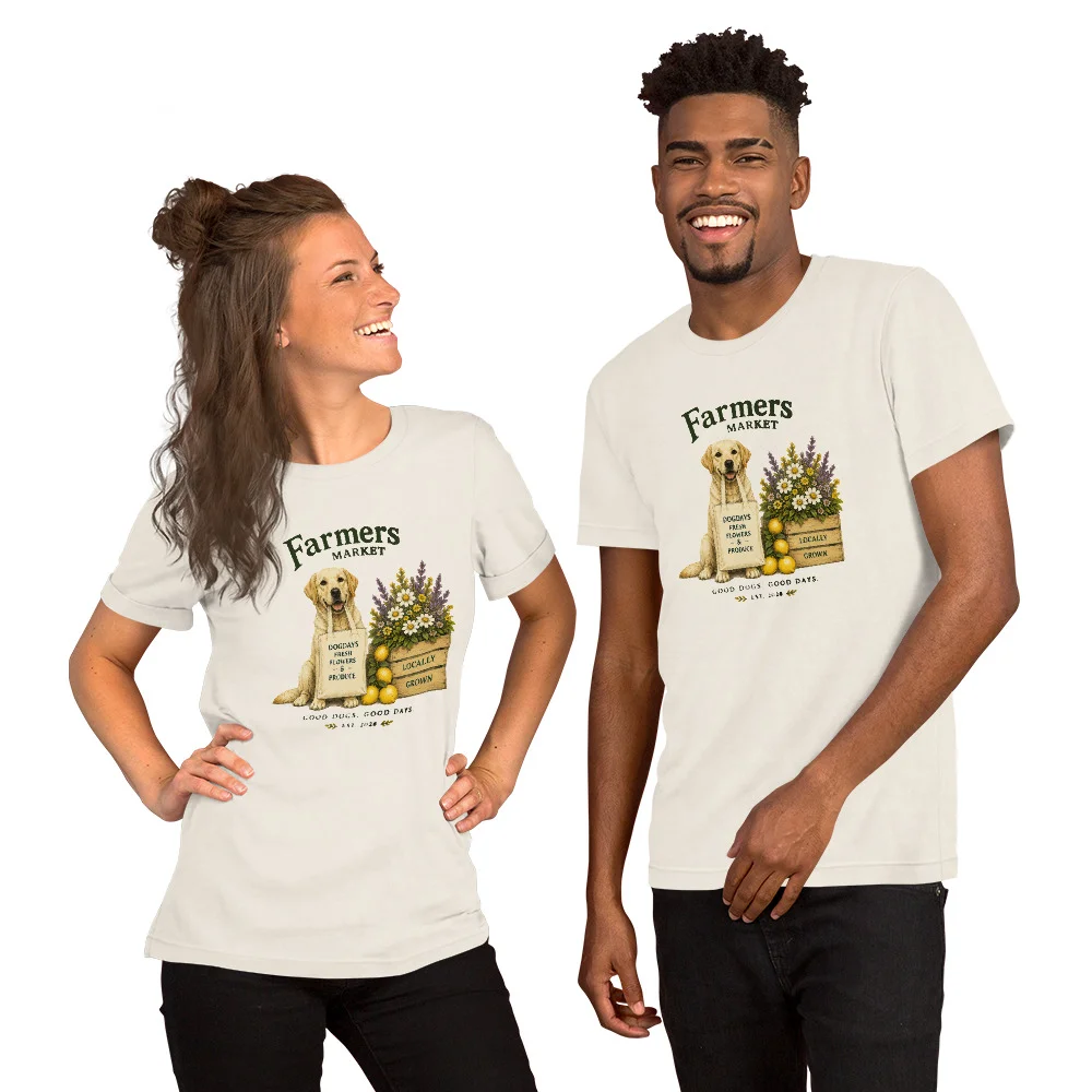 Farmers market | T-shirt i vit från Dogdays