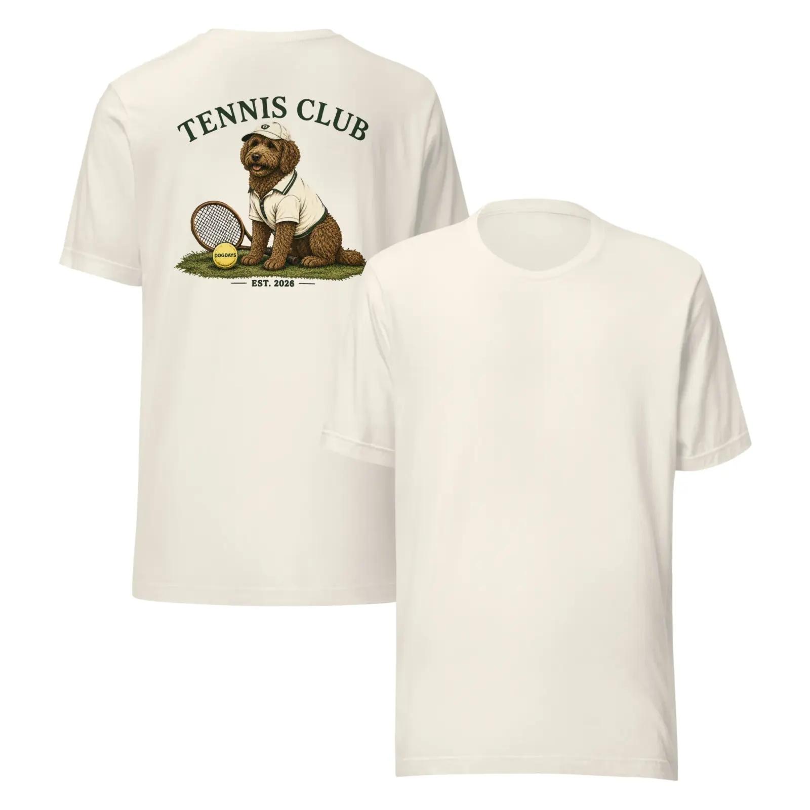 Tennis club | T-shirt i vit från Dogdays