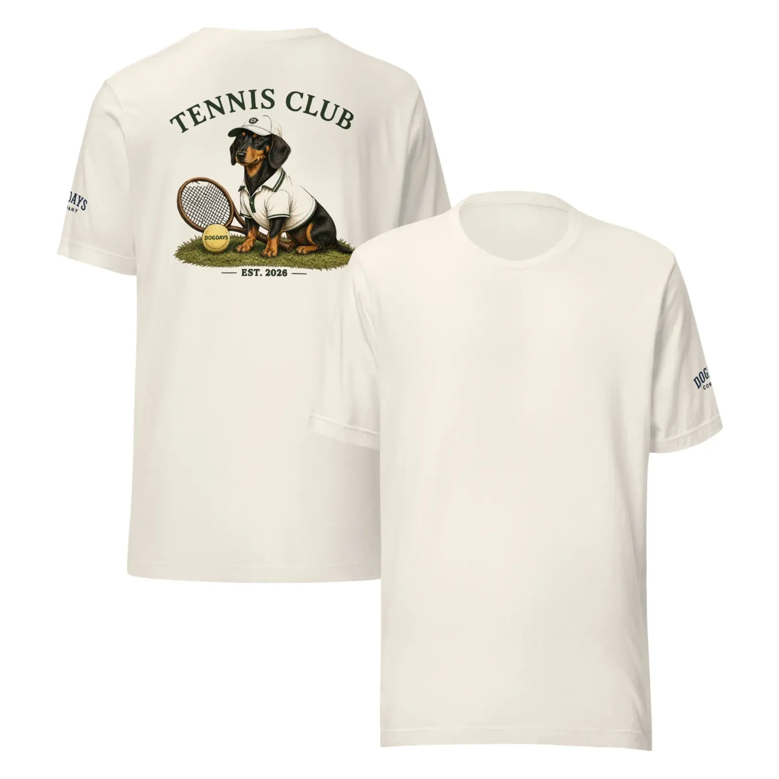 Tennis club | T-shirt i vit från Dogdays