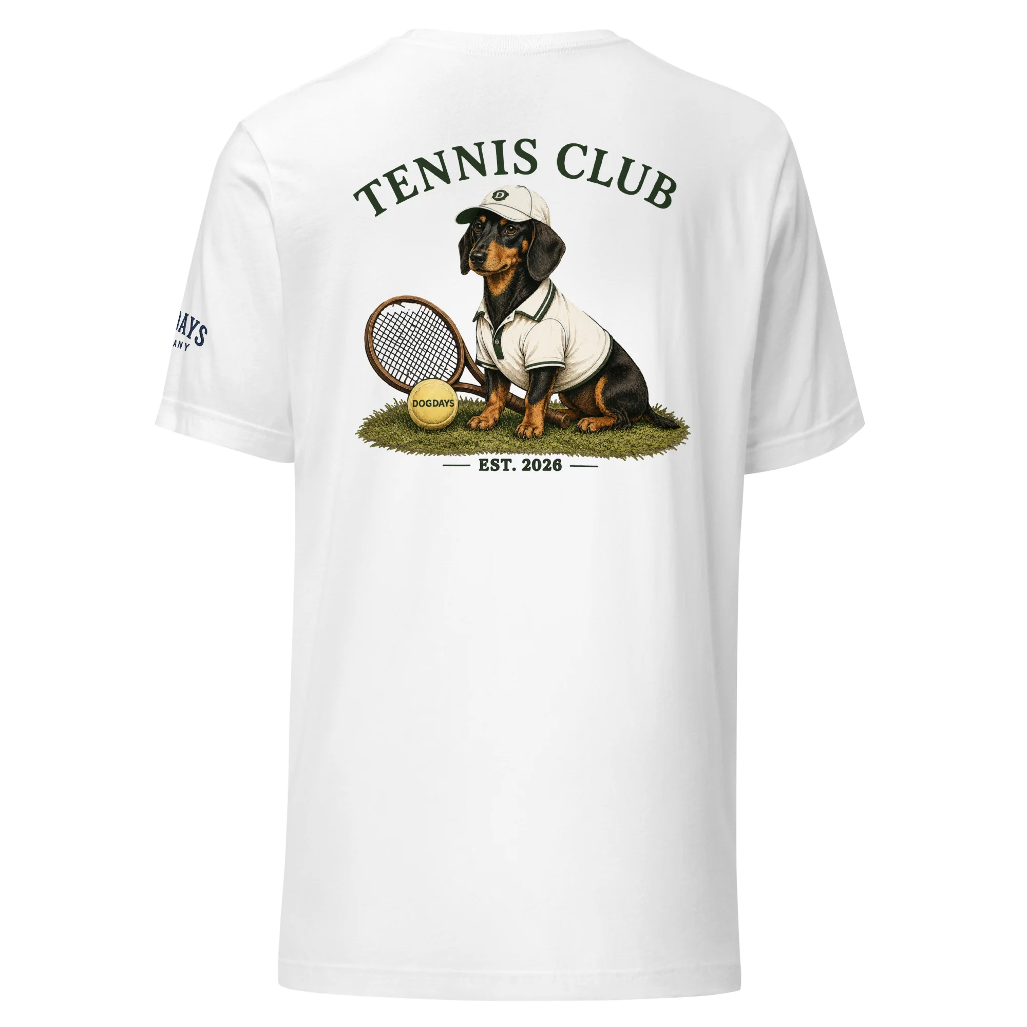 Tennis club | T-shirt i vit från Dogdays