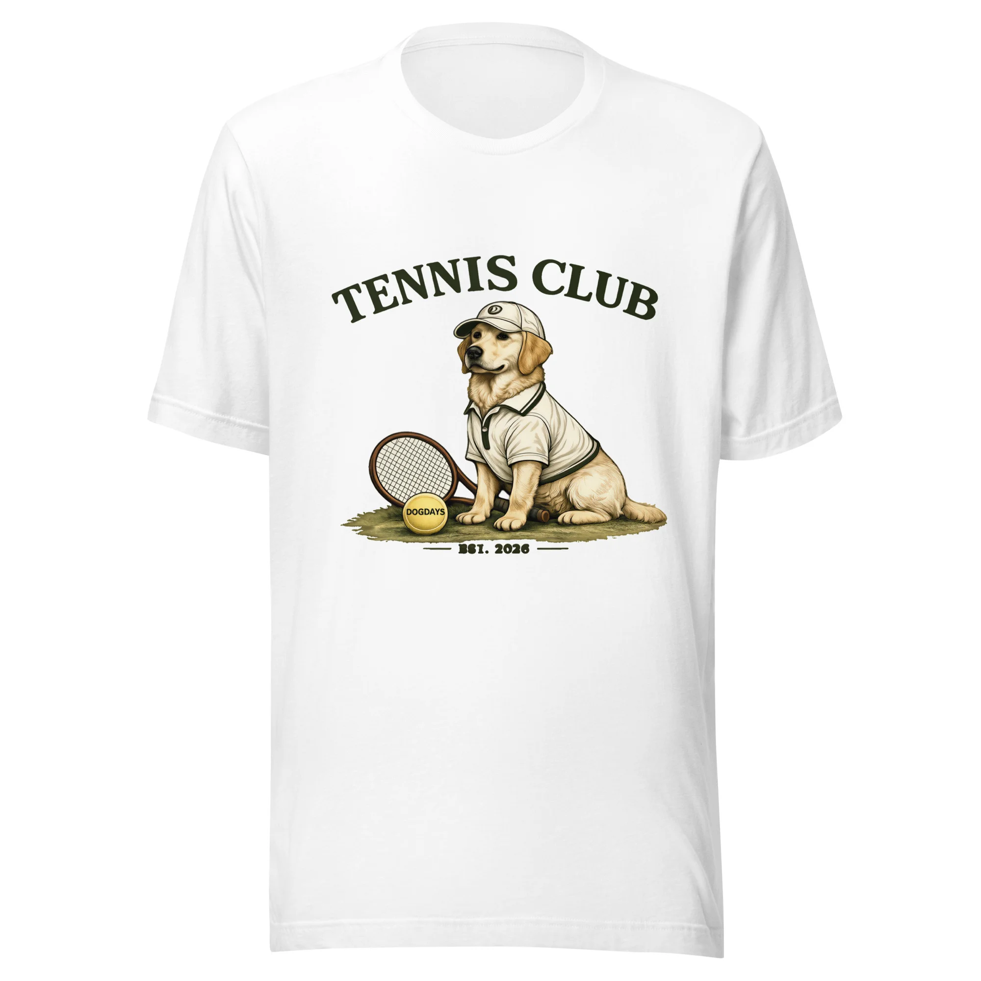 Tennis club | T-shirt i vit från Dogdays