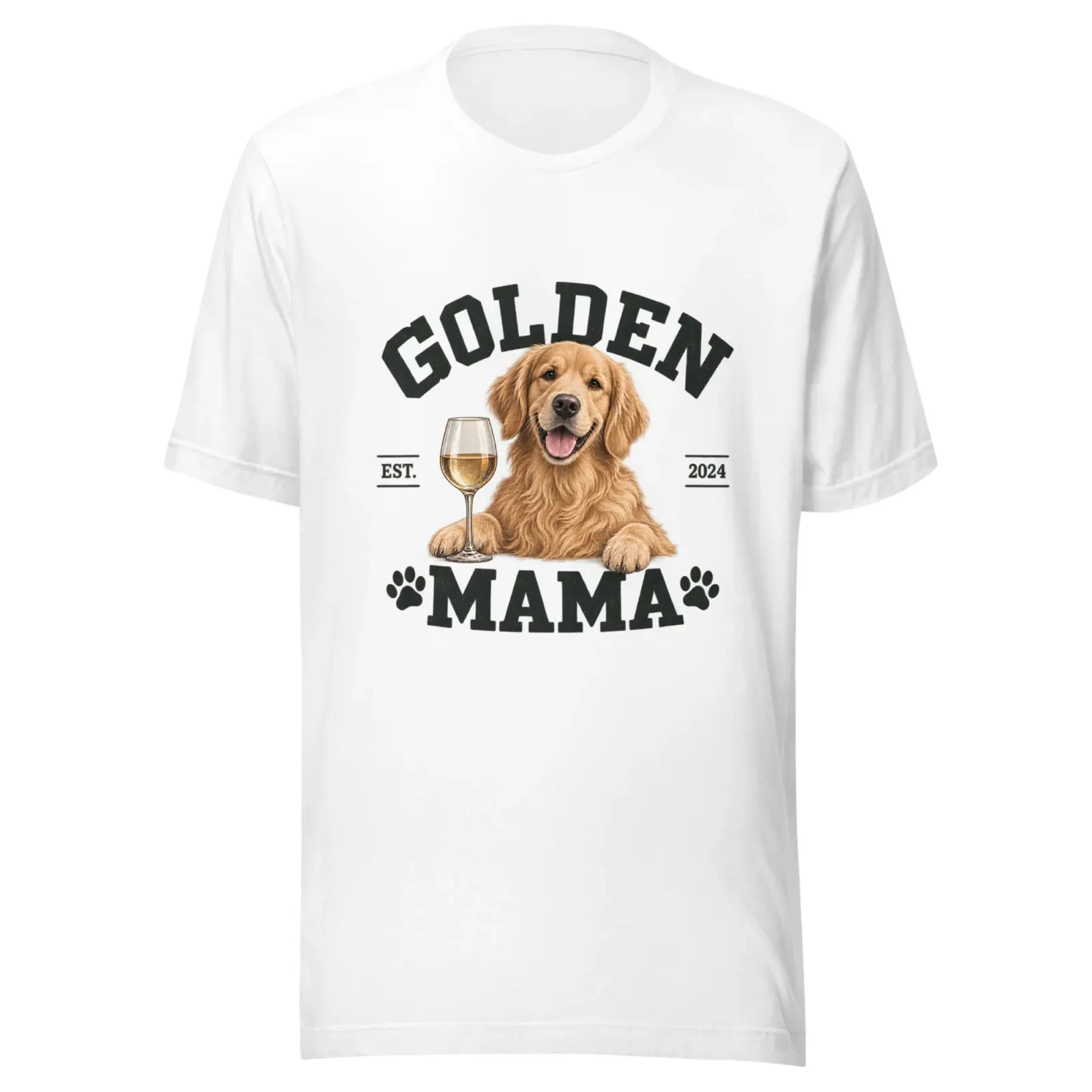 Golden mama | T-shirt i vit från Dogdays