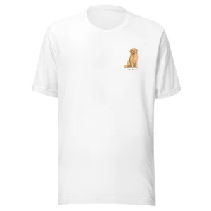 Golden Retriever | T-shirt i vit från Dogdays