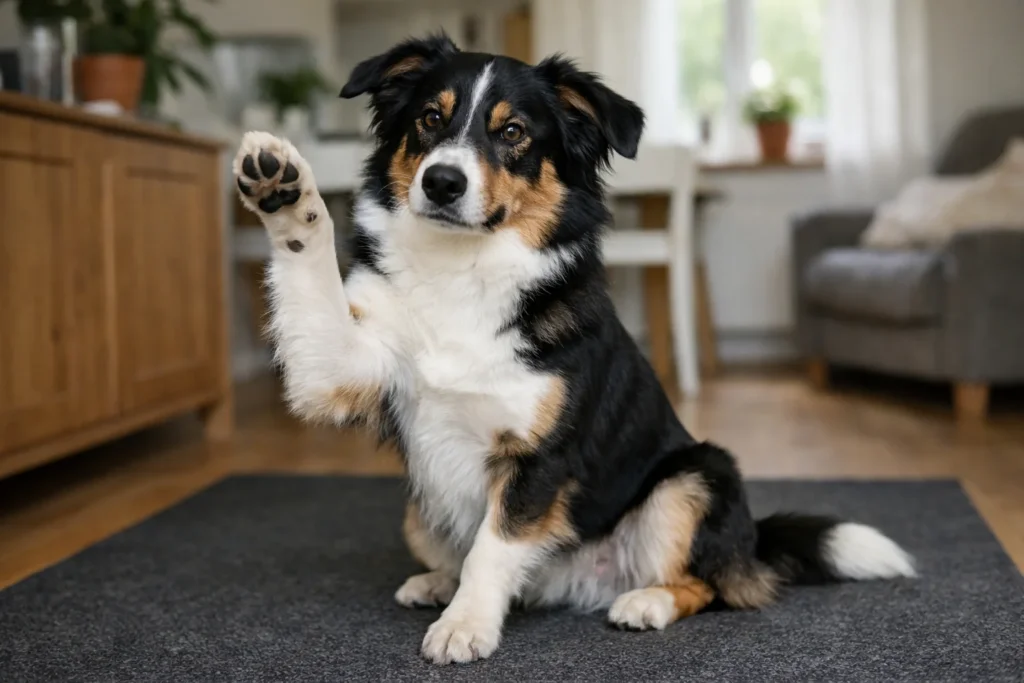 Lär hunden vacker tass – hundträning