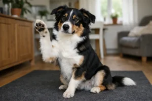 Lär hunden vacker tass – hundträning