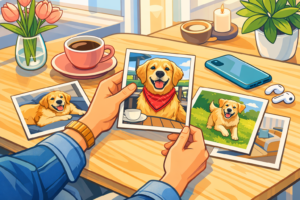 Välj rätt hundbild för ett stilrent motiv - blog image about välja bild till personligt hundmotiv