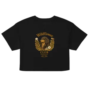 Women’s crop top copy copy i svart från Dogdays