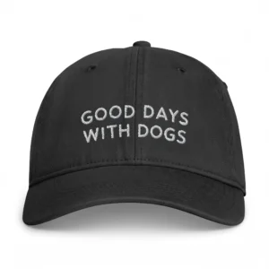 Svart Dad Cap, framifrån – Good Days