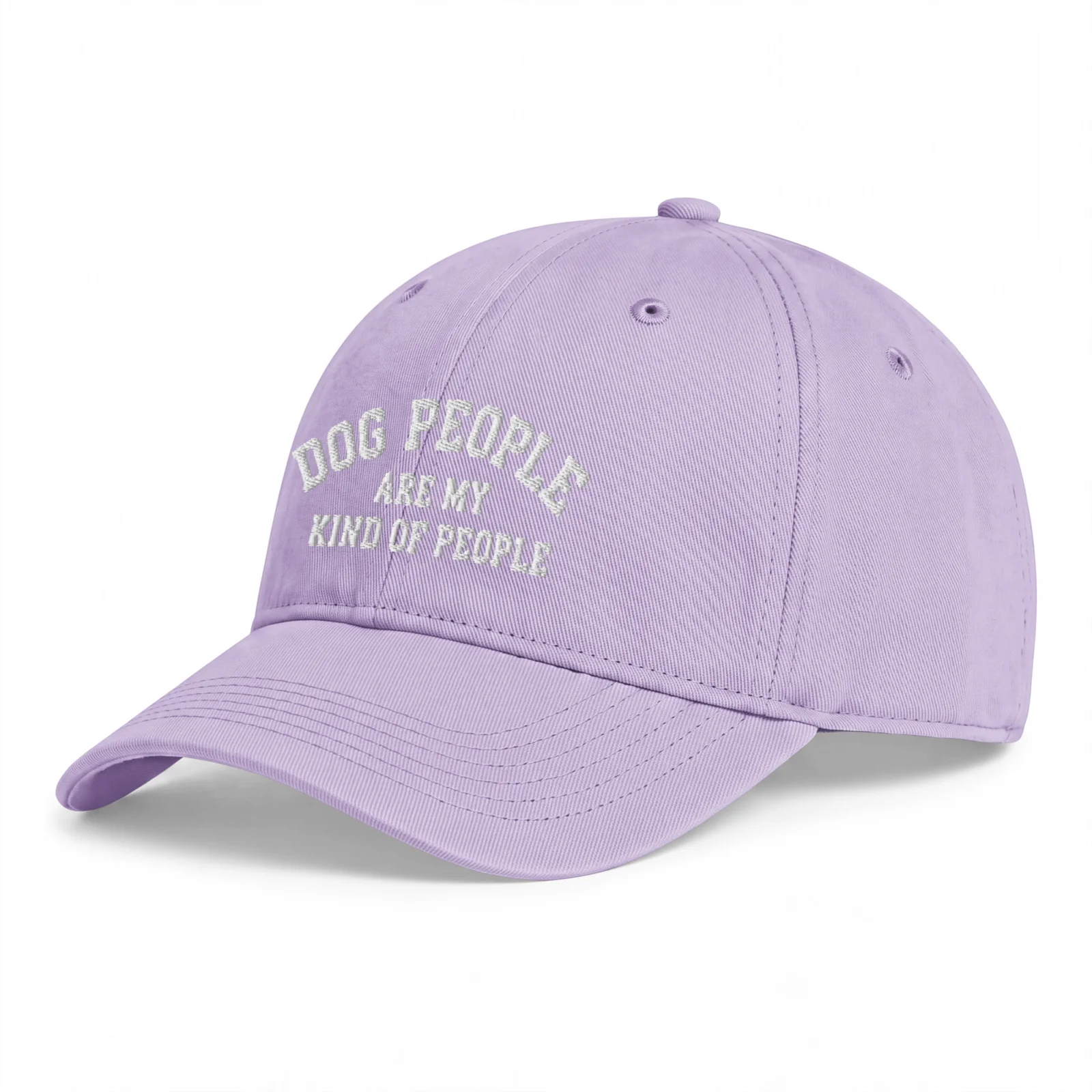 Orkidélila Dad Cap, sedd snett framifrån – Dog People
