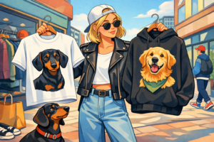 T-shirt eller hoodie med hundmotiv? - blog image about t-shirt eller hoodie med hundmotiv