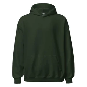 Skogsgrön hoodie, framifrån – Holiday Road Club