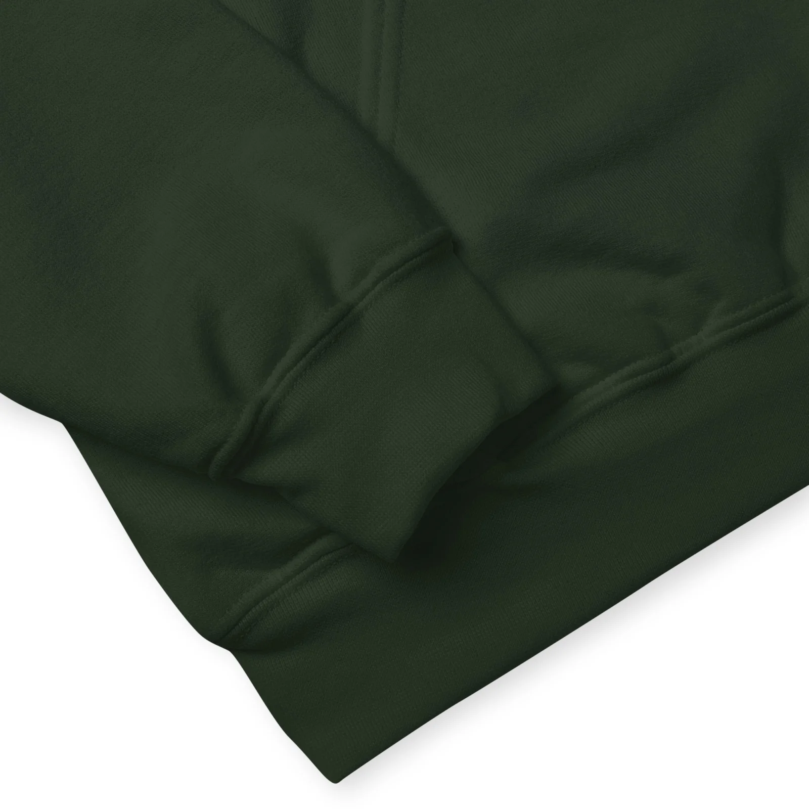 Skogsgrön hoodie med Labradoodle-design – Ljusbrun Labradoodle