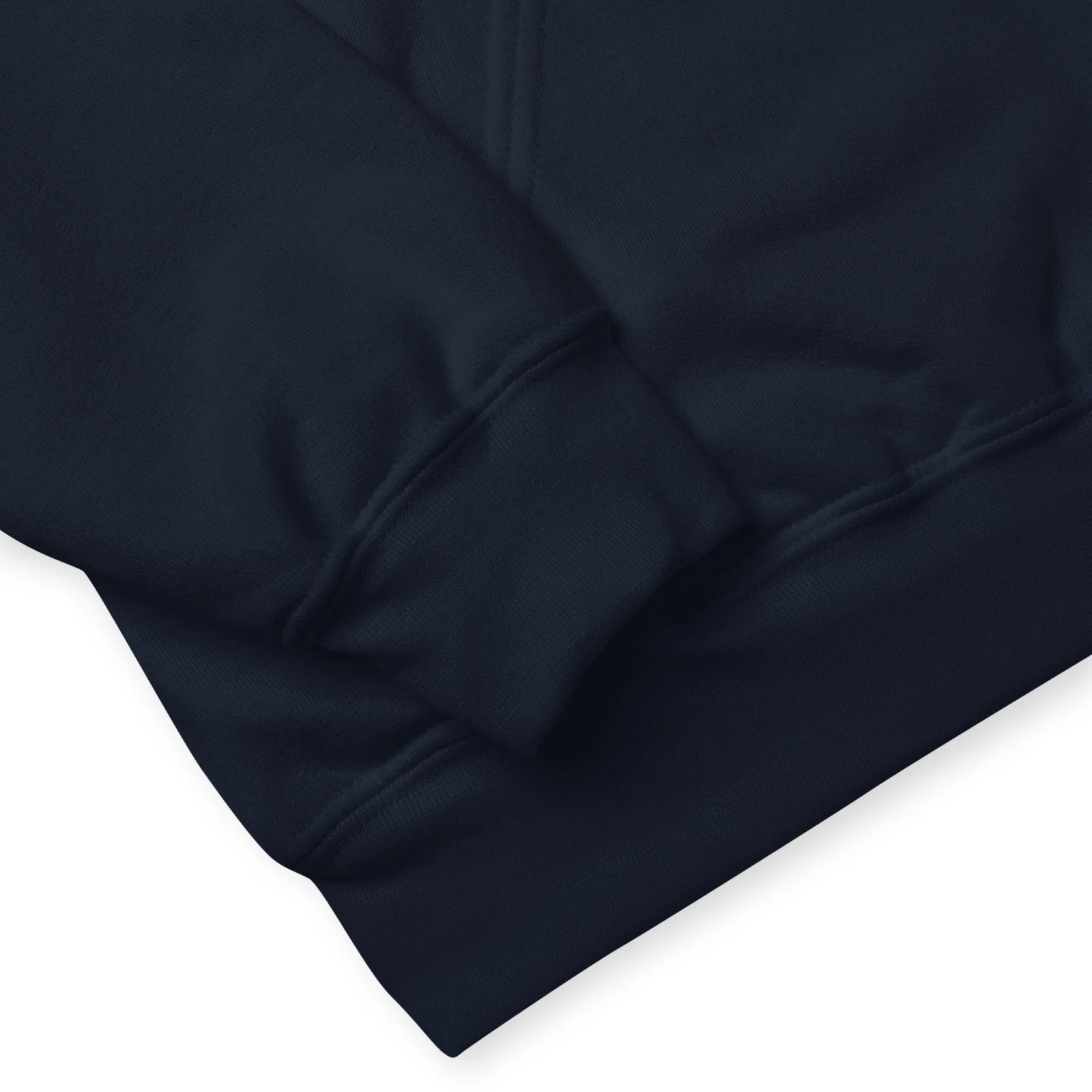 Marinblå hoodie med Labrador-design – Svart Labrador