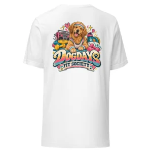 Vit T-shirt, bakifrån – Fit Club
