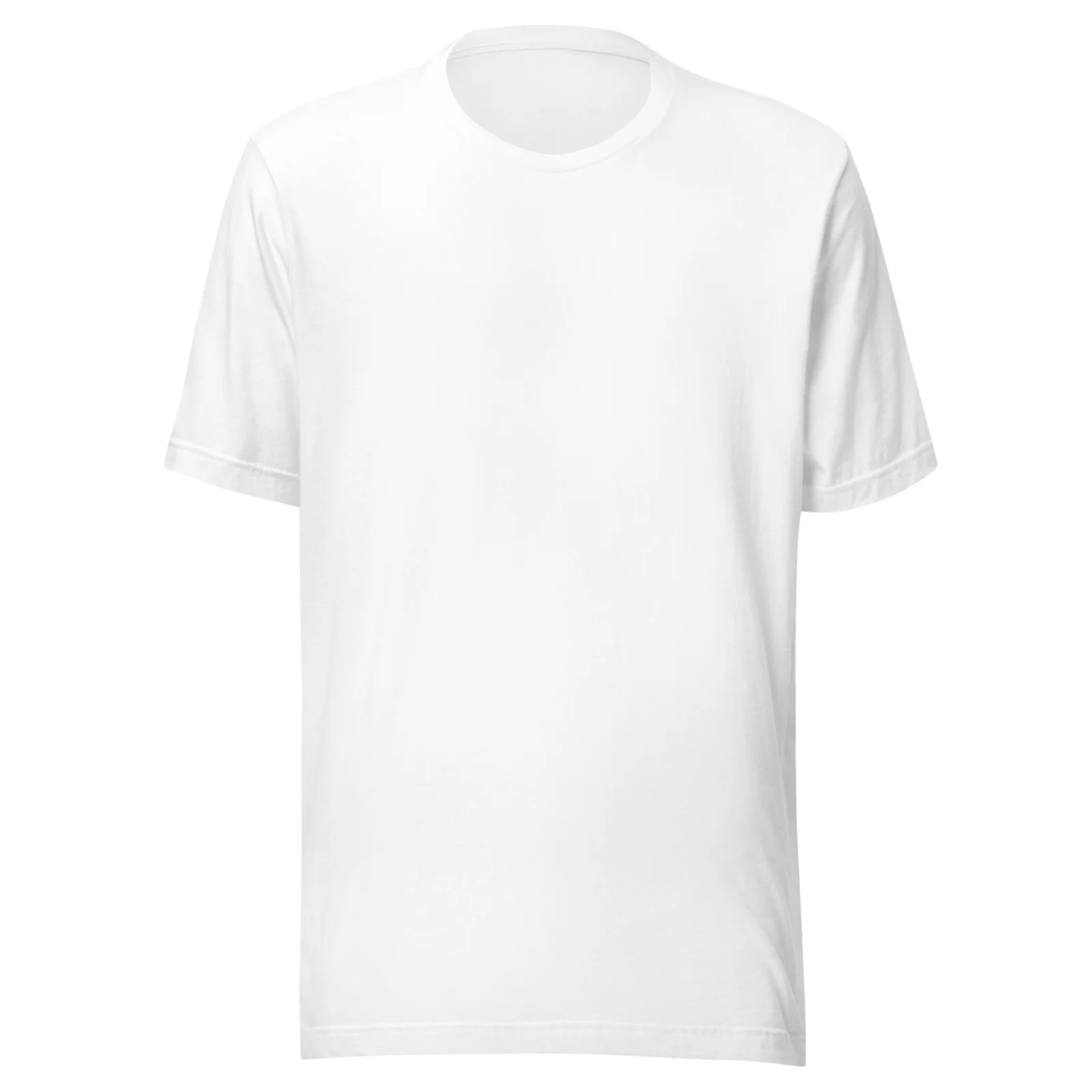 Vit T-shirt med Golden Retriever-design, framifrån – Dogdays